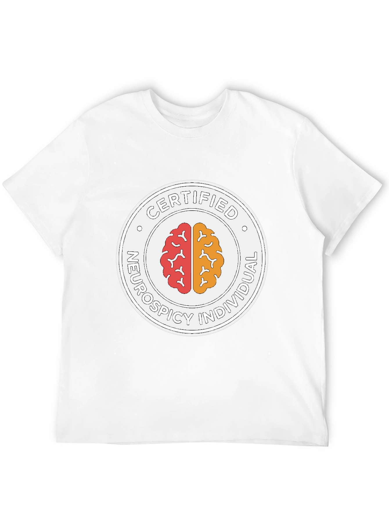 Certified Neurospicy Individual Black T-Shirt
