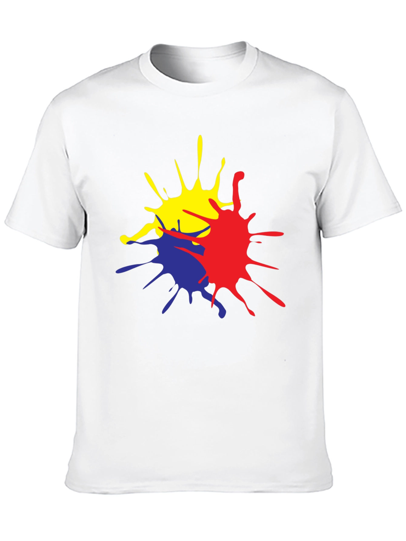Vibrant Splatter Graphic T-Shirt
