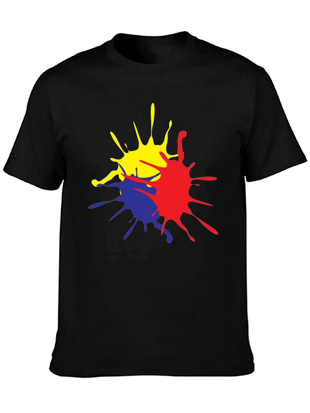 Vibrant Splatter Graphic T-Shirt
