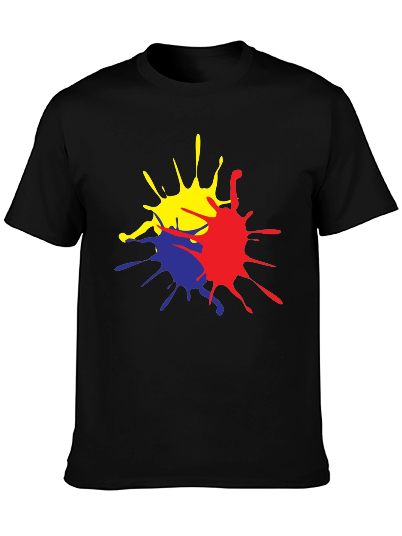 Vibrant Splatter Graphic T-Shirt
