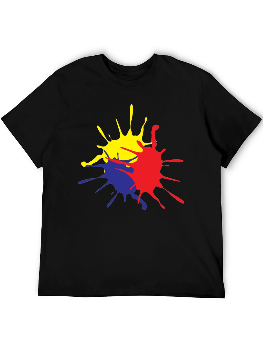 Vibrant Splatter Graphic T-Shirt