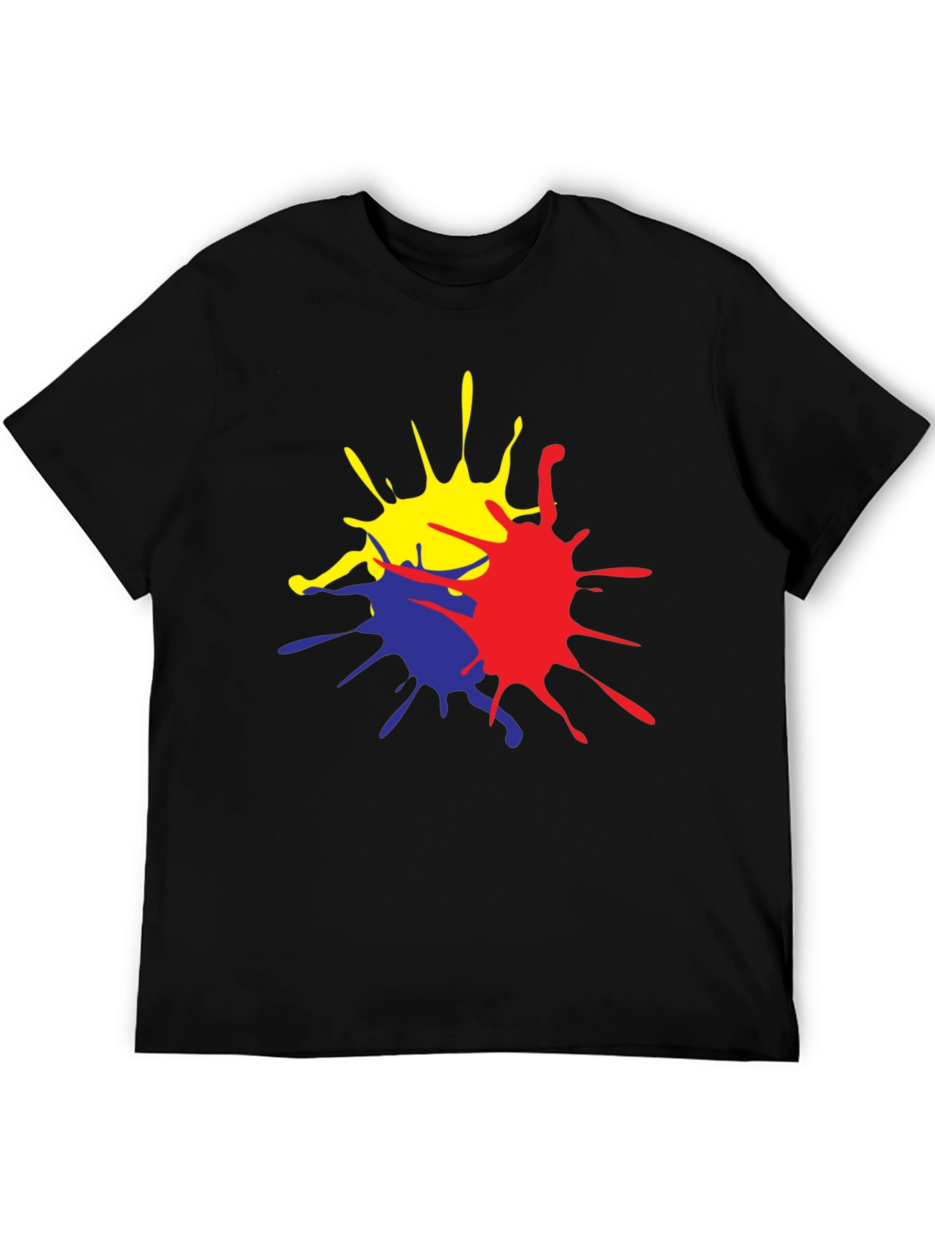 Vibrant Splatter Graphic T-Shirt