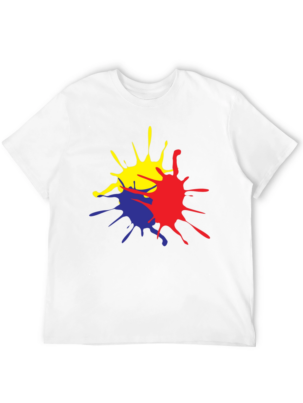 Vibrant Splatter Graphic T-Shirt