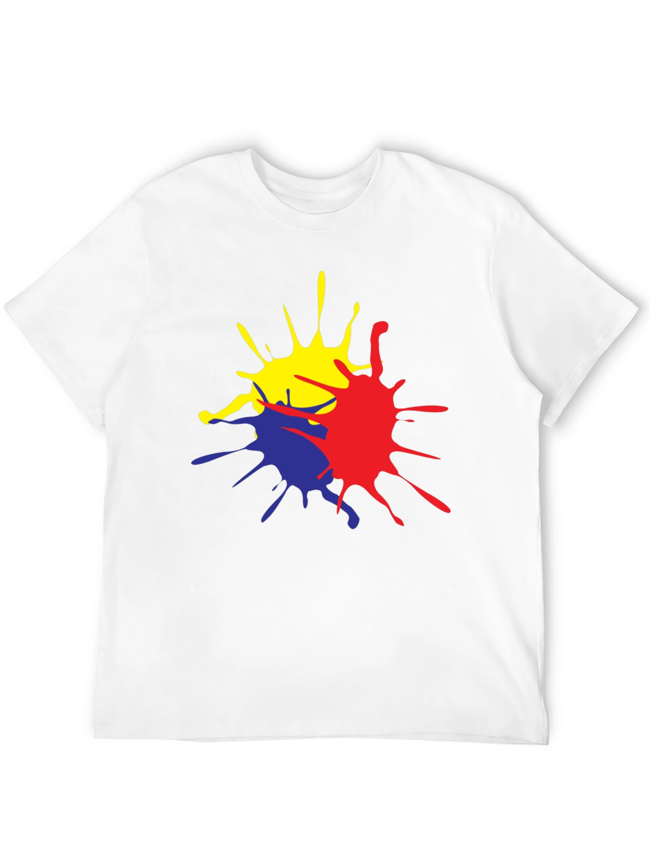 Vibrant Splatter Graphic T-Shirt