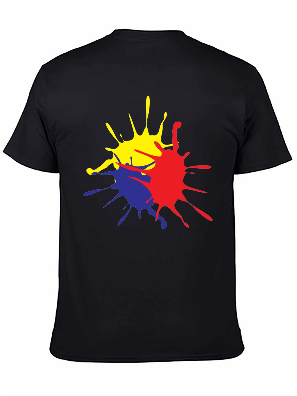 Vibrant Splatter Graphic T-Shirt