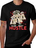 Hustle Money Bag Graphic T-Shirt