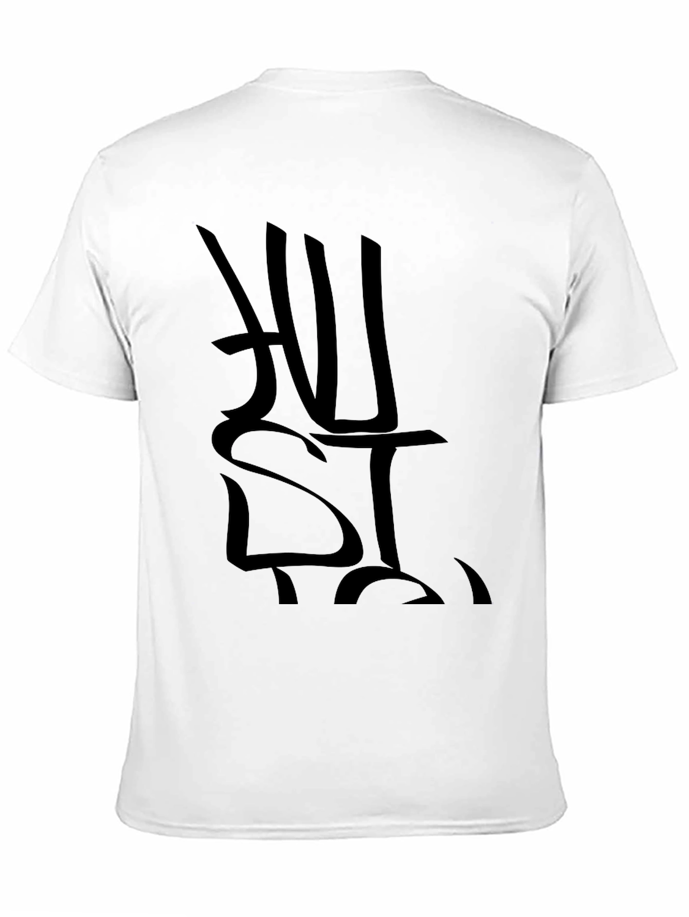 Black Hustle Graphic Print T-Shirt