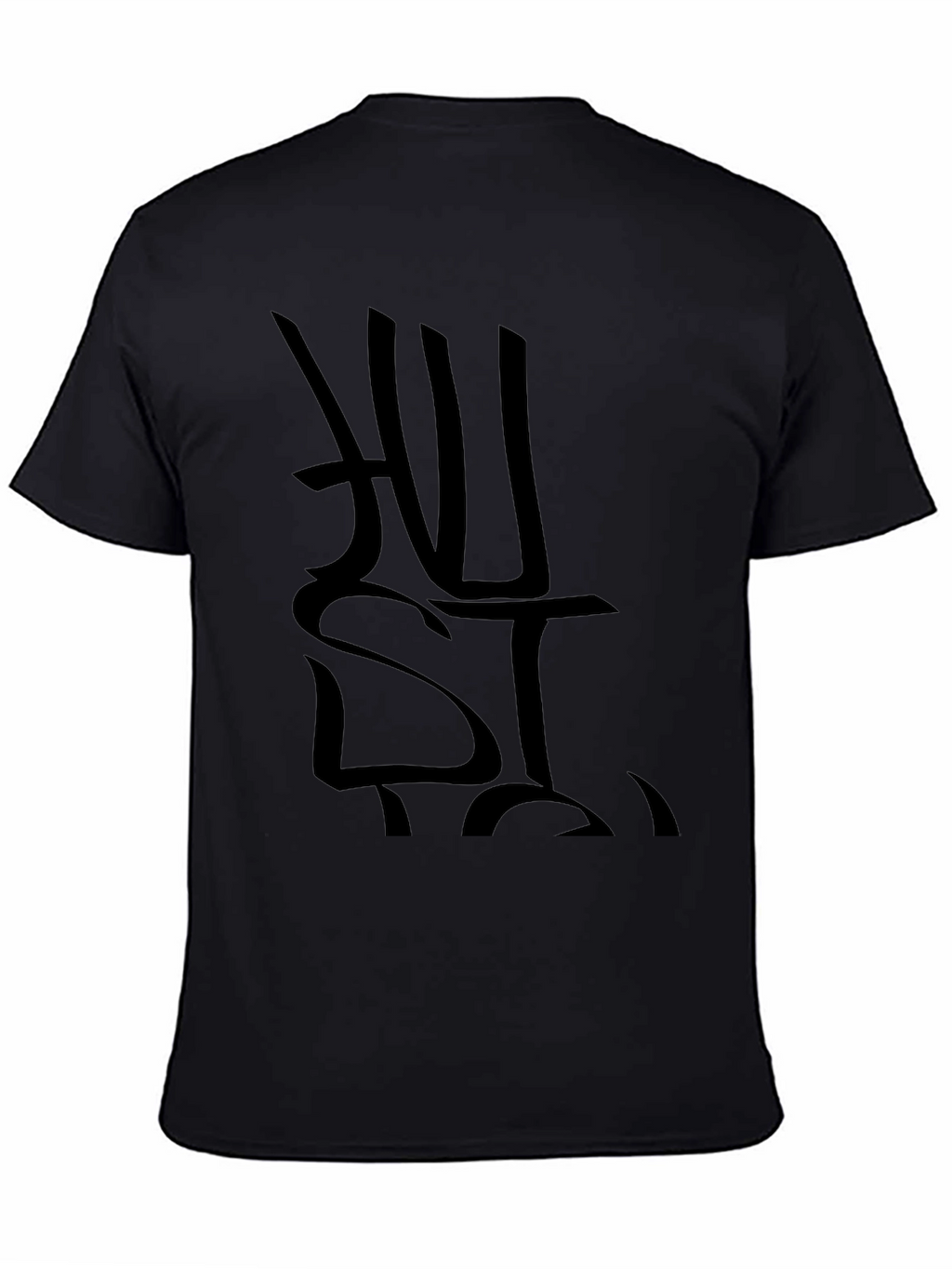 Black Hustle Graphic Print T-Shirt