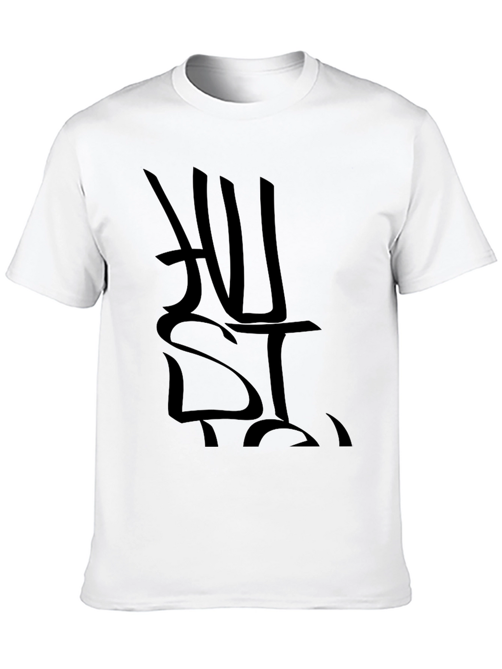 Black Hustle Graphic Print T-Shirt