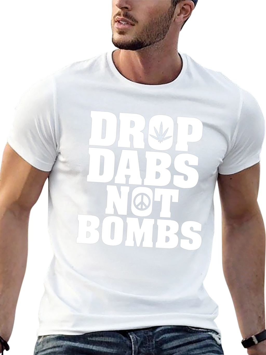 Drop Dabs Not Bombs Graphic T-Shirt