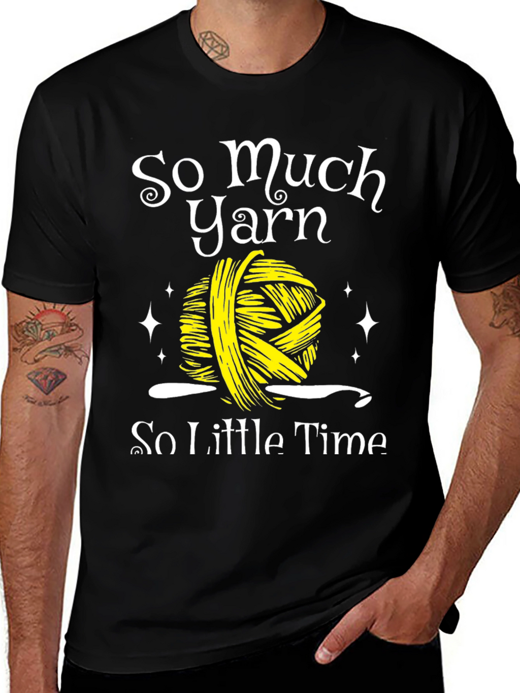 So Much Yarn So Little Time Graphic Tee