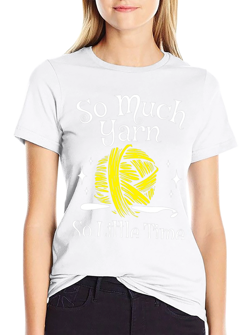 So Much Yarn So Little Time Graphic Tee