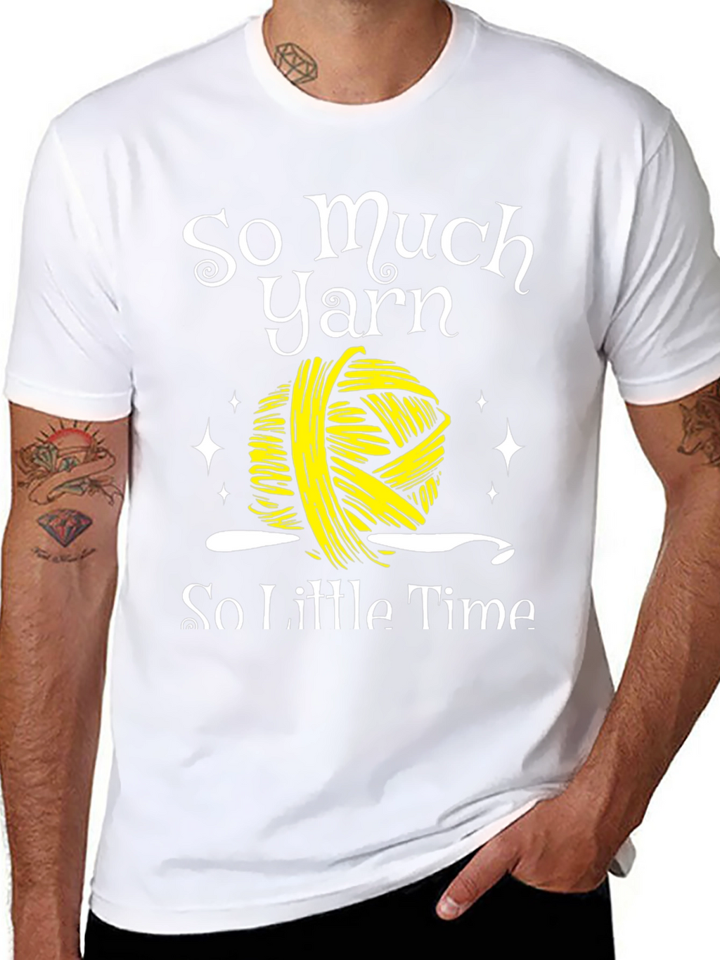 So Much Yarn So Little Time Graphic Tee
