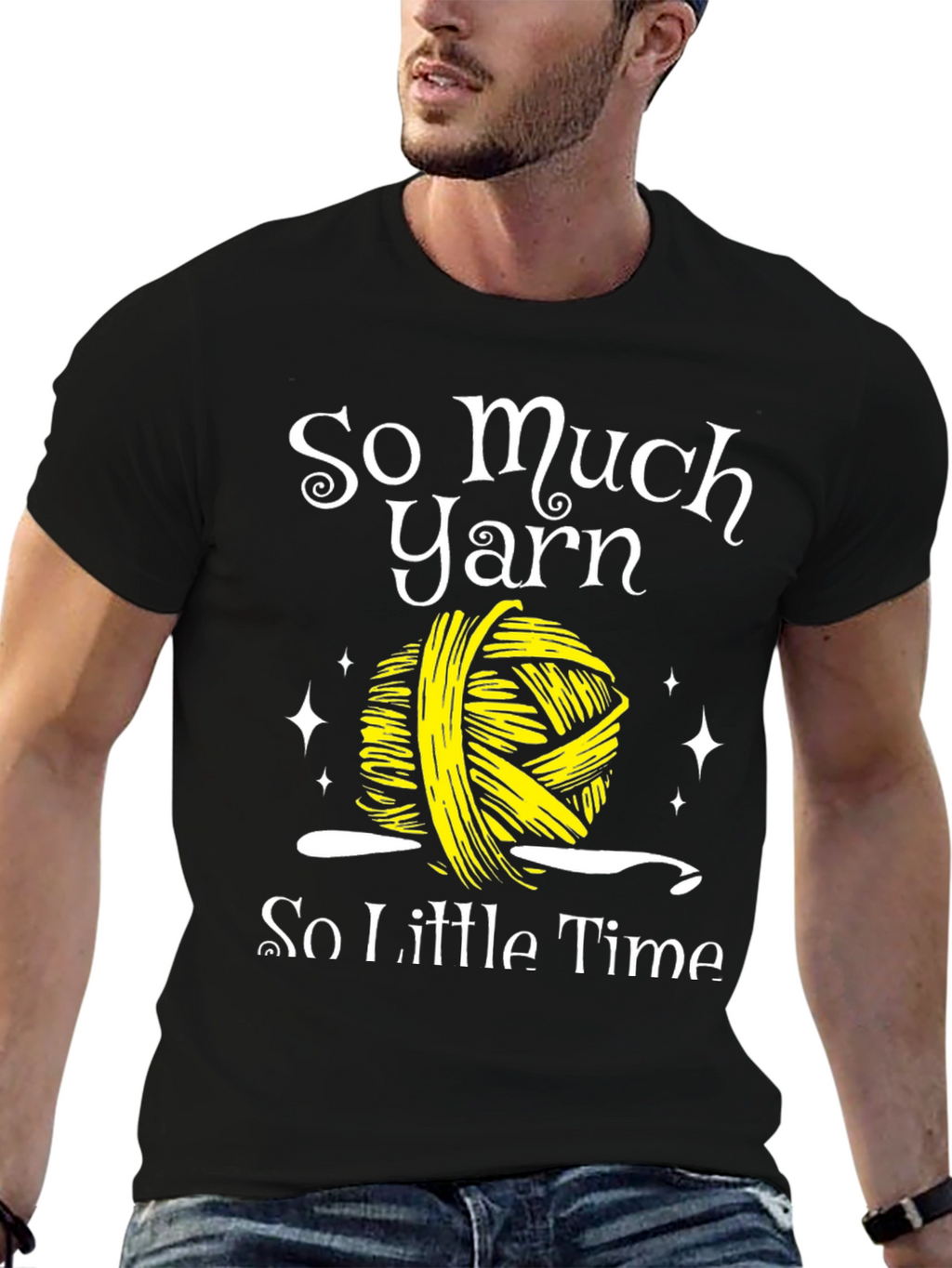 So Much Yarn So Little Time Graphic Tee