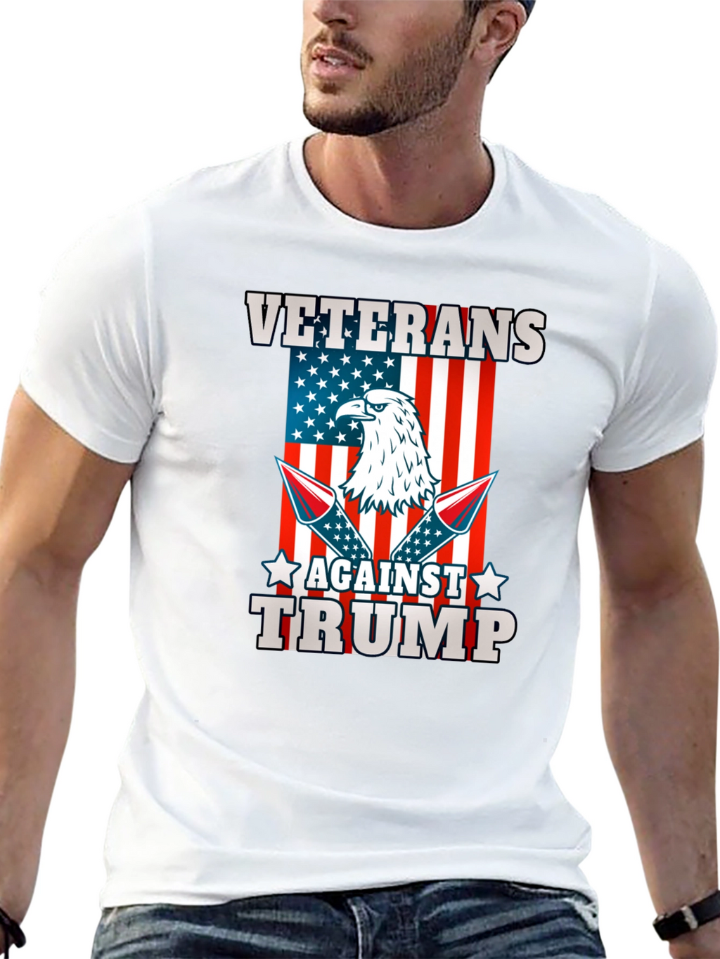 Veterans Against Trump Graphic Tee