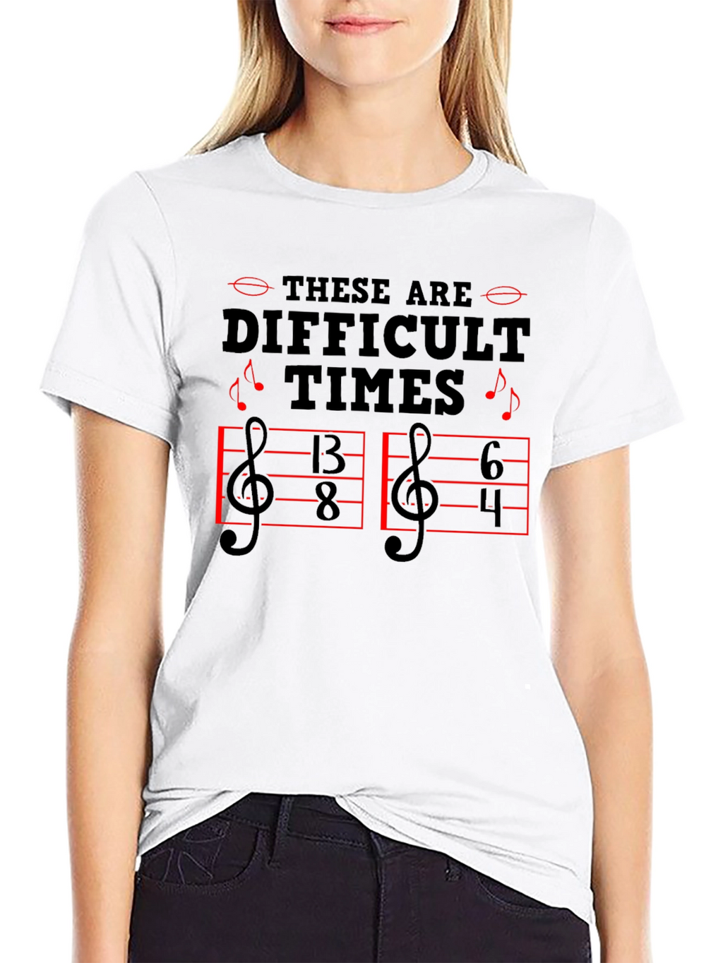 Difficult Times Music Theory T-Shirt