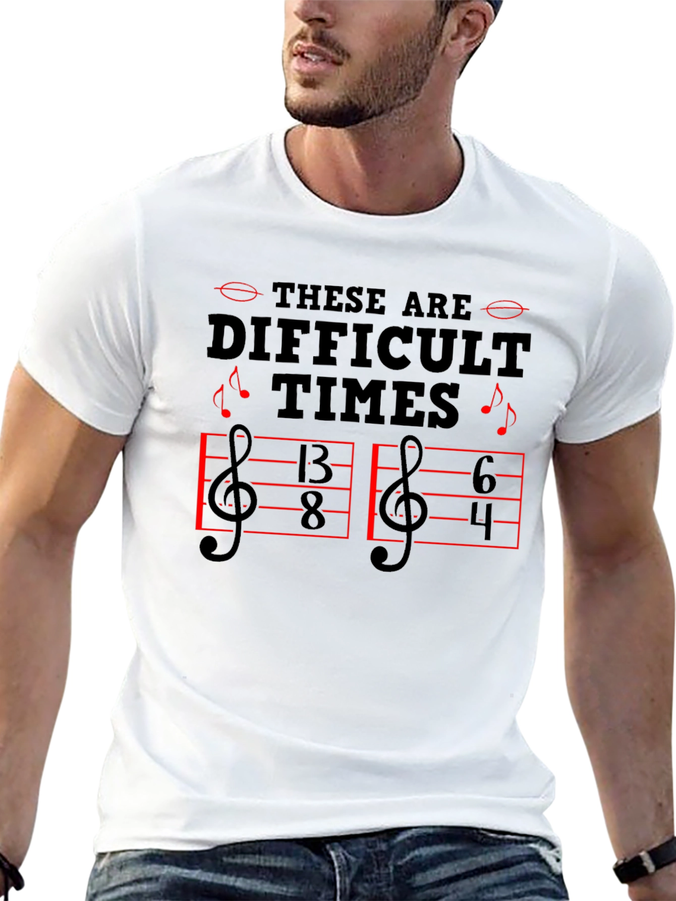 Difficult Times Music Theory T-Shirt