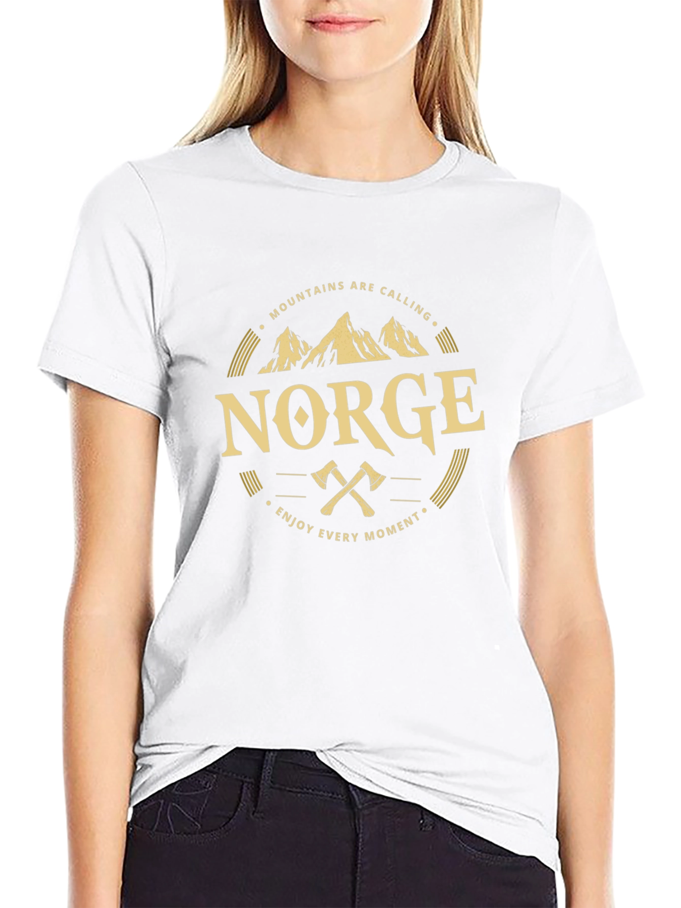 NORGE Graphic Tee - Mountains are Calling T-Shirt