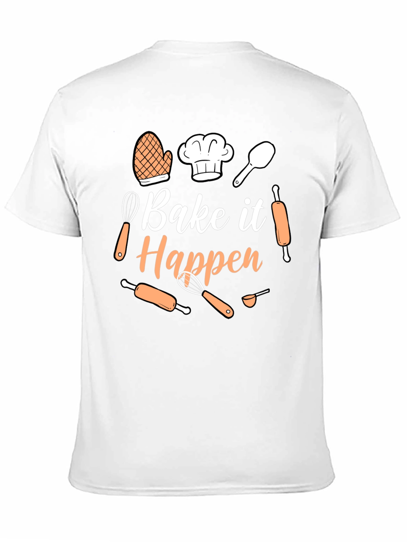 Bake it Happen Graphic Tee - Baking Lover T-Shirt