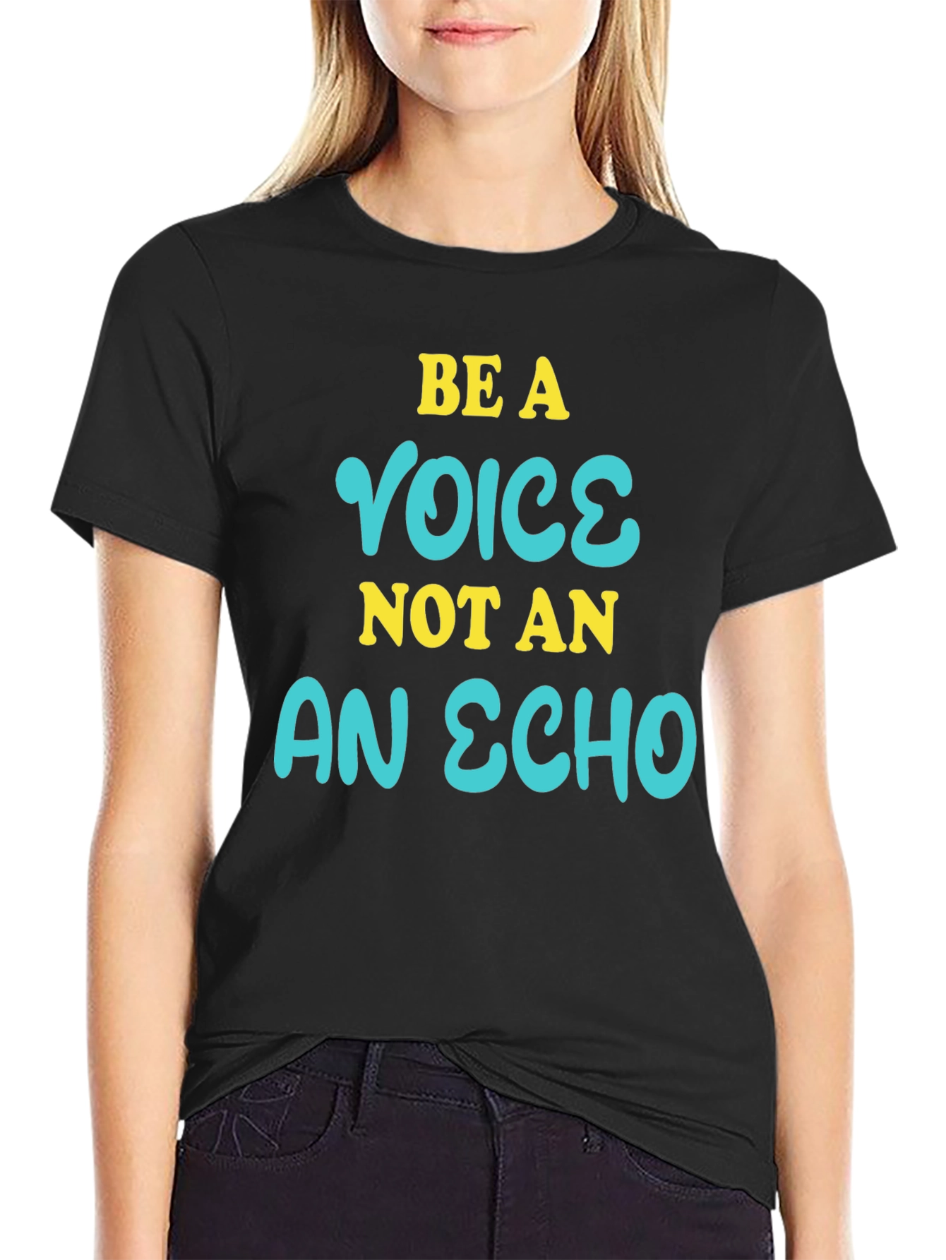 Be a Voice Not an Echo Graphic T-Shirt