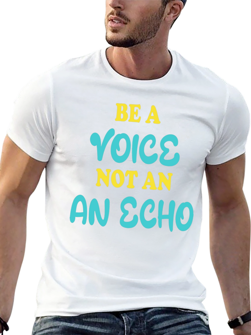 Be a Voice Not an Echo Graphic T-Shirt