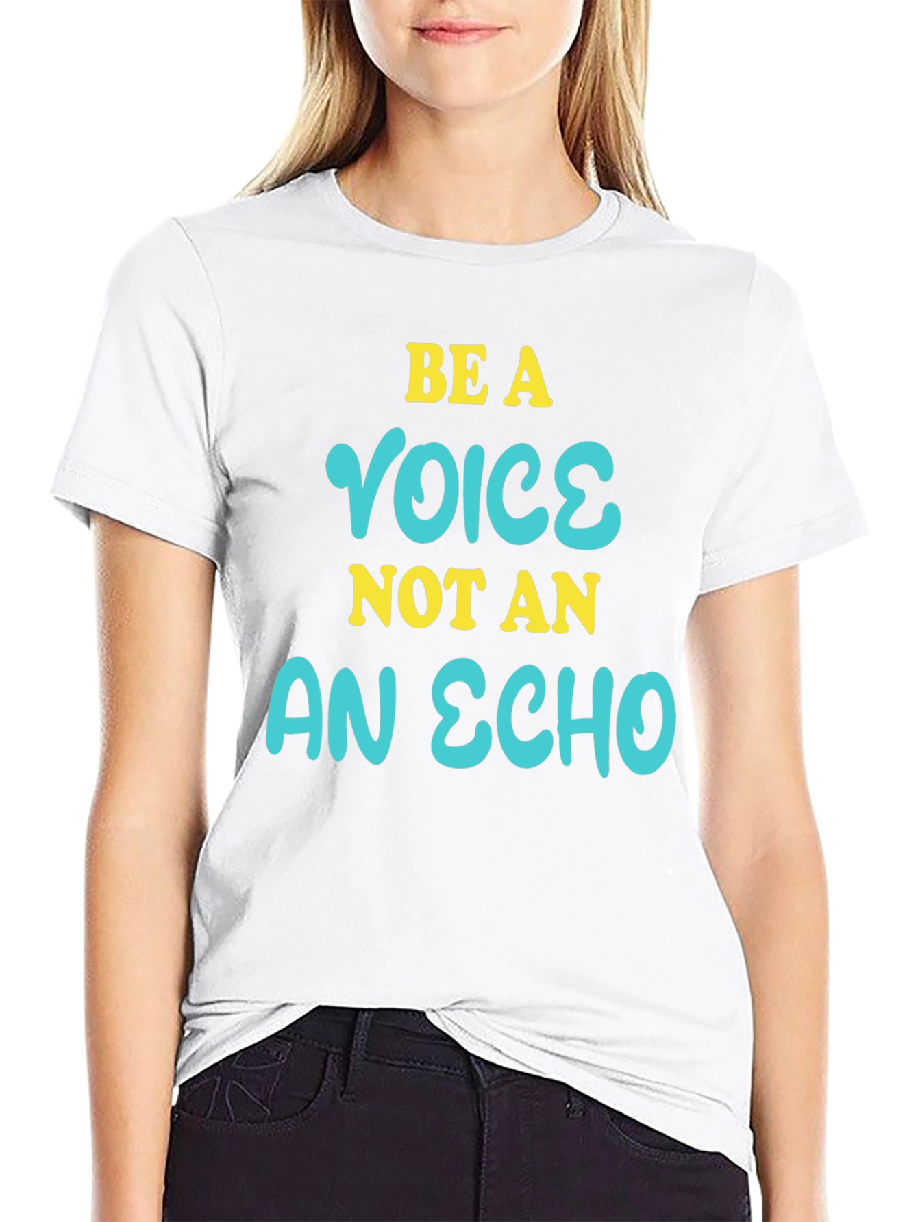 Be a Voice Not an Echo Graphic T-Shirt
