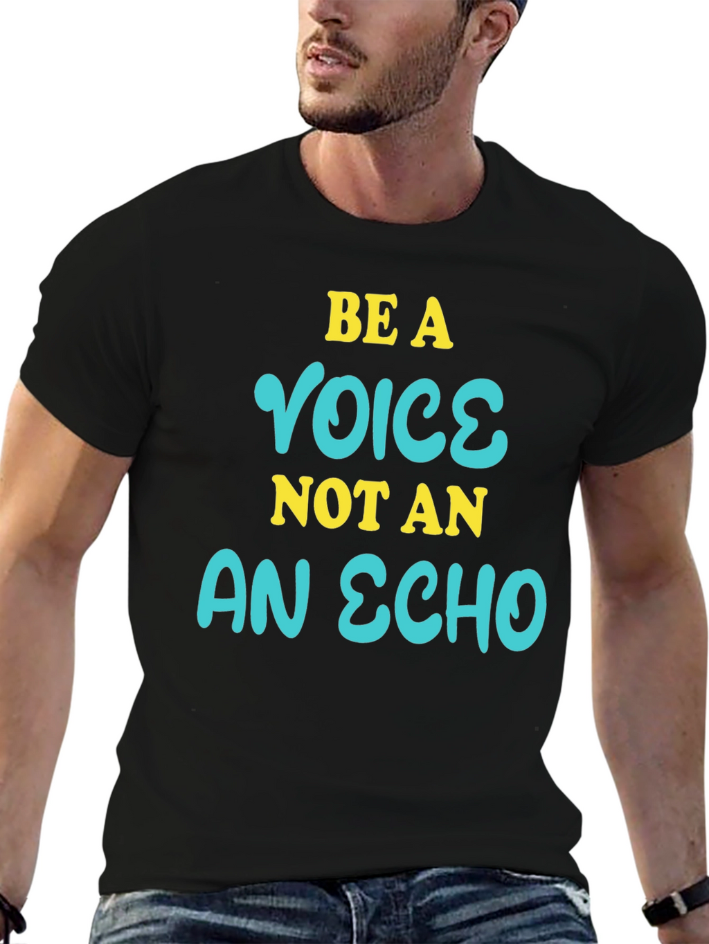 Be a Voice Not an Echo Graphic T-Shirt