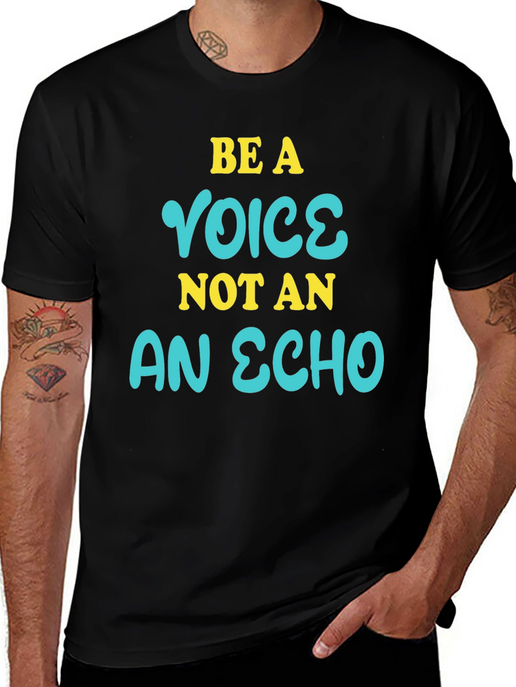 Be a Voice Not an Echo Graphic T-Shirt