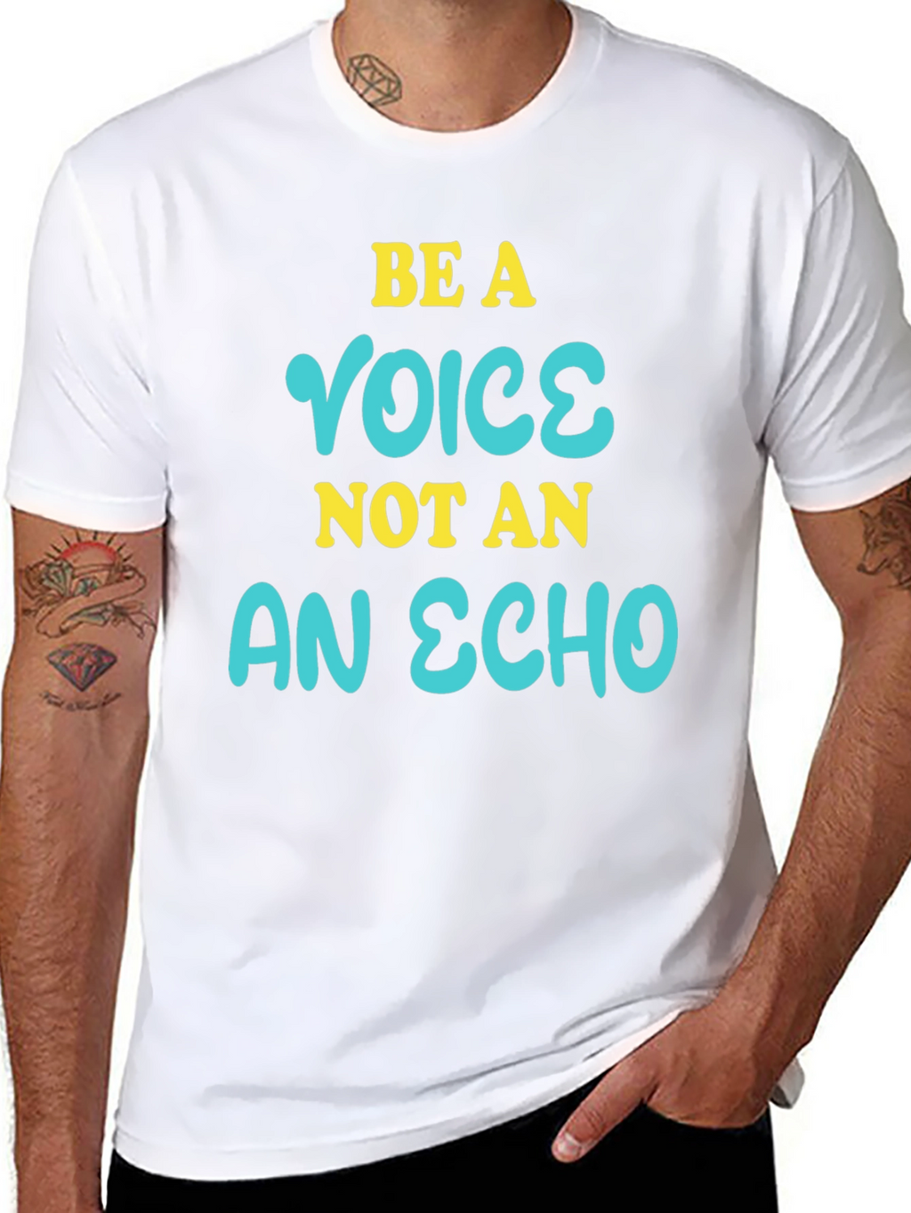 Be a Voice Not an Echo Graphic T-Shirt