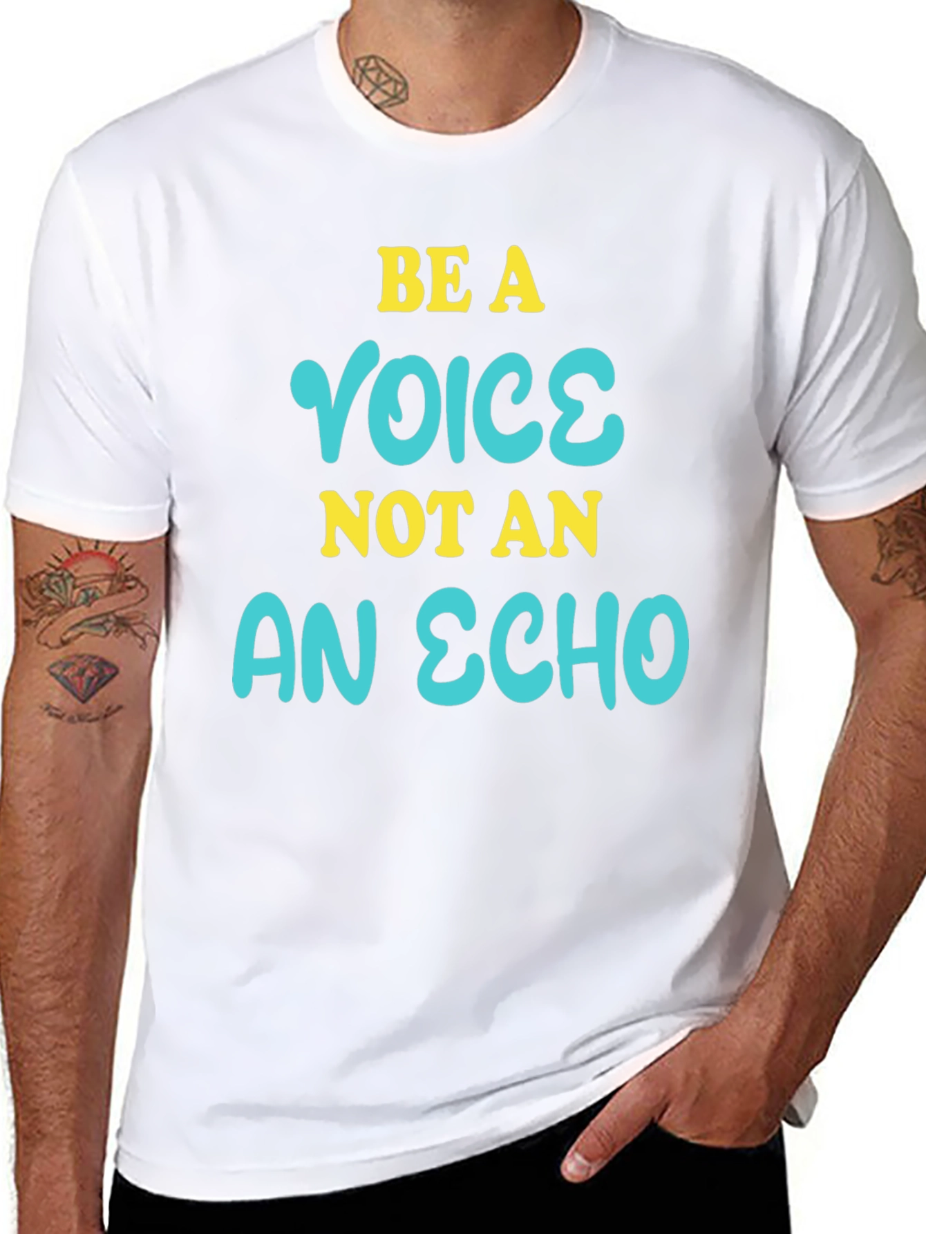 Be a Voice Not an Echo Graphic T-Shirt