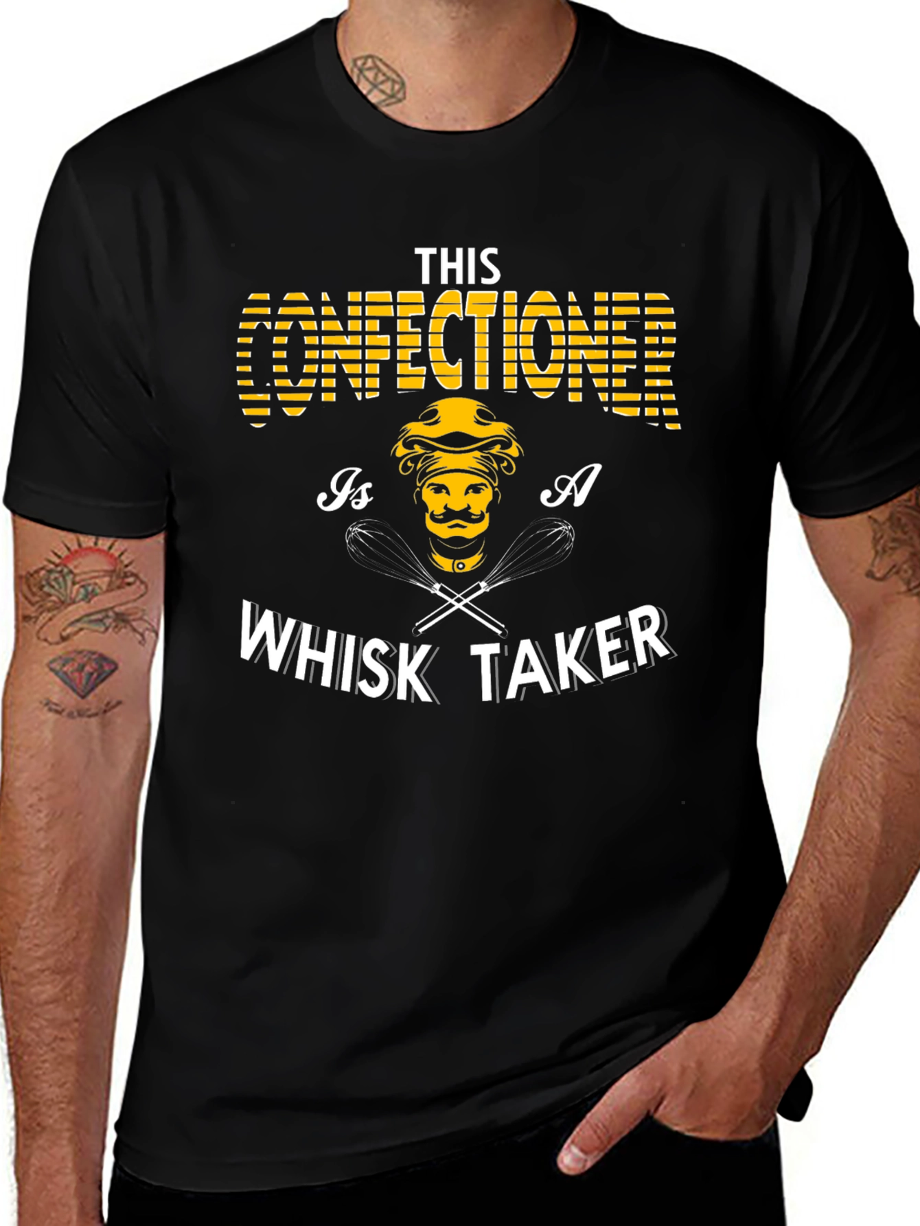 Confectioner Whisk Taker Graphic Tee