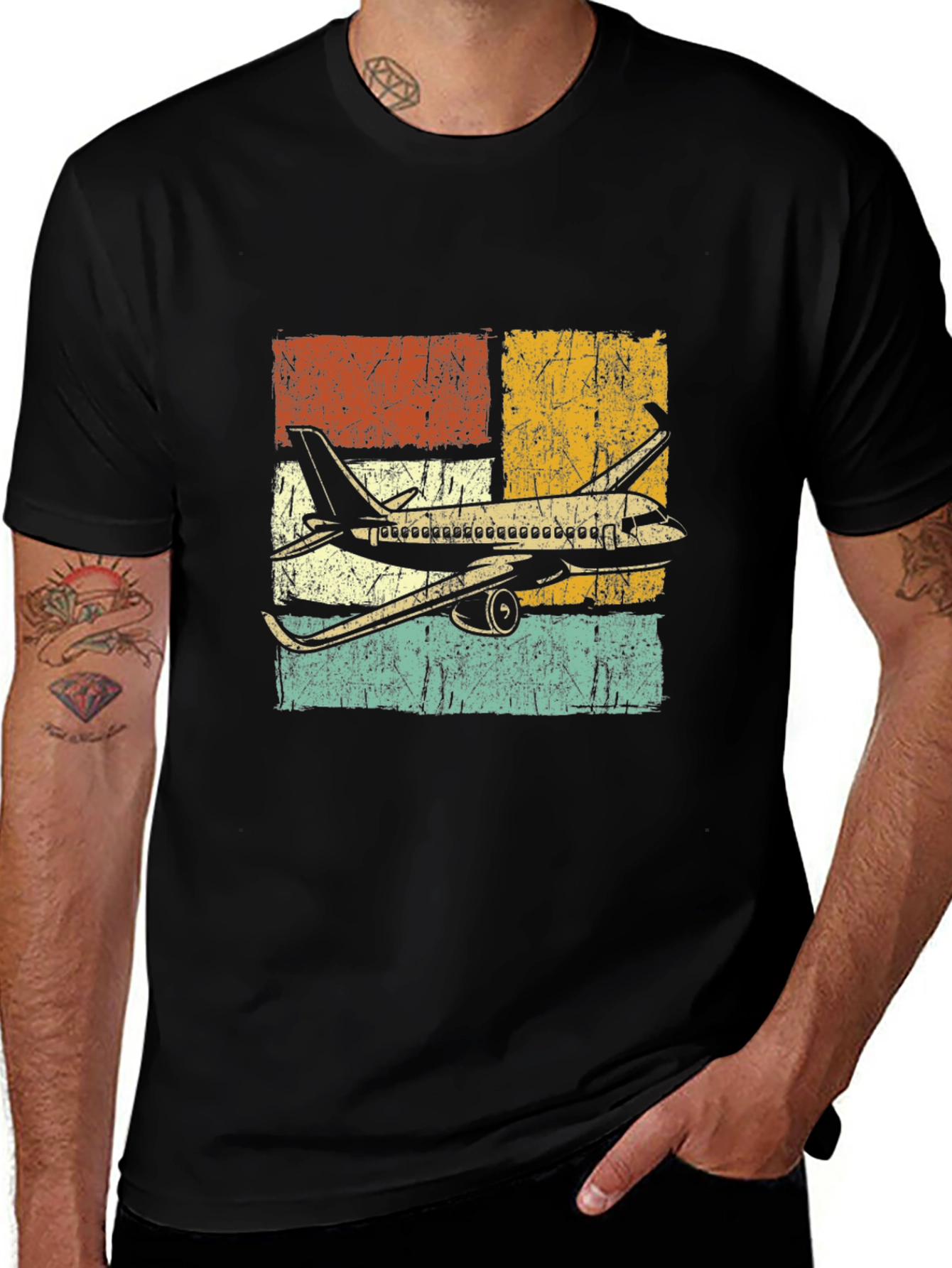 Vintage Airplane T-Shirt - Retro Style