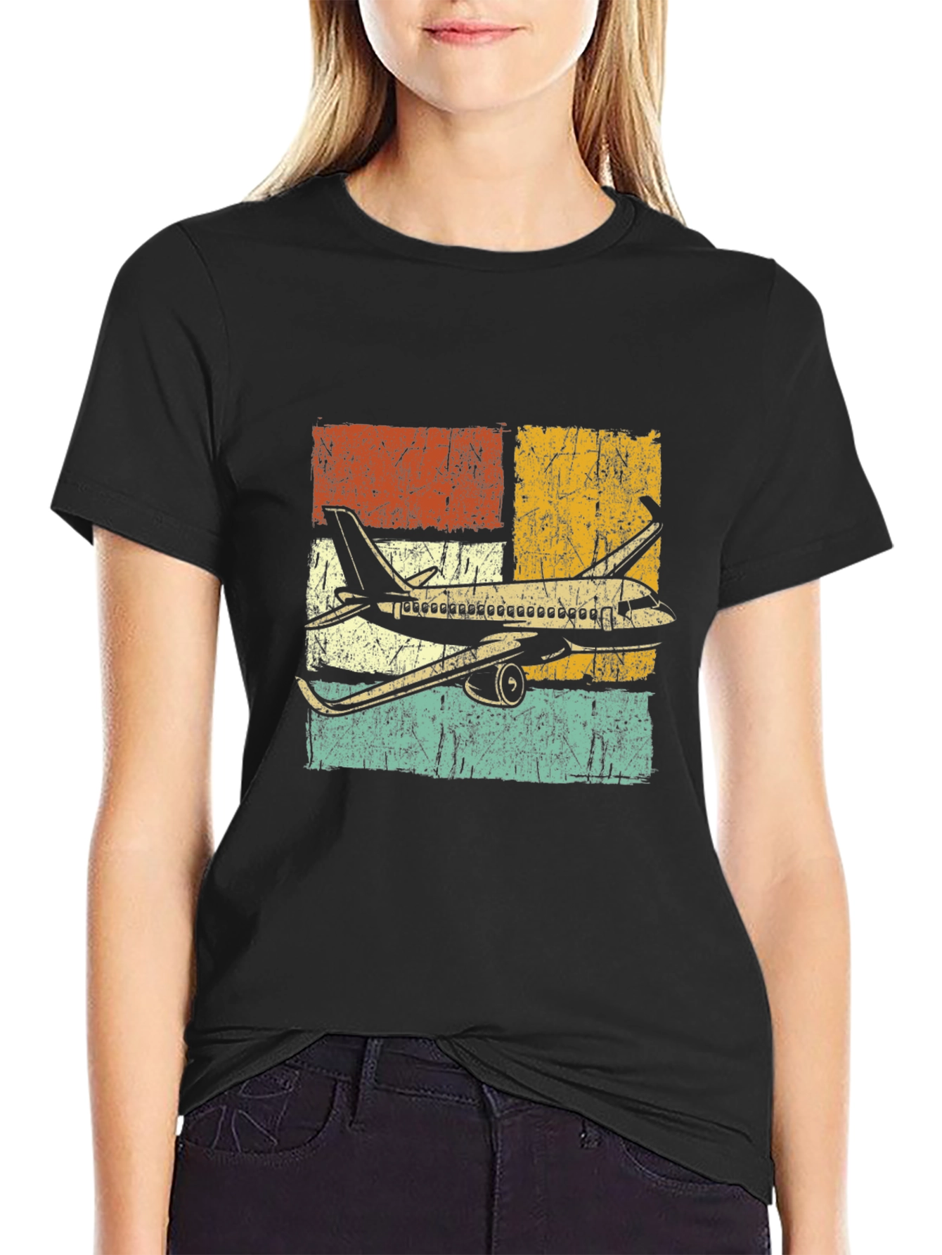 Vintage Airplane T-Shirt - Retro Style