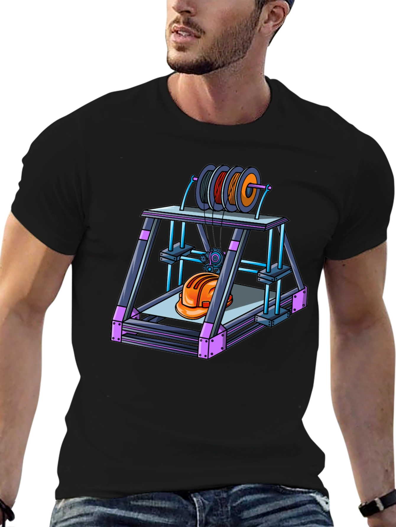 3D Printing Hard Hat Tee