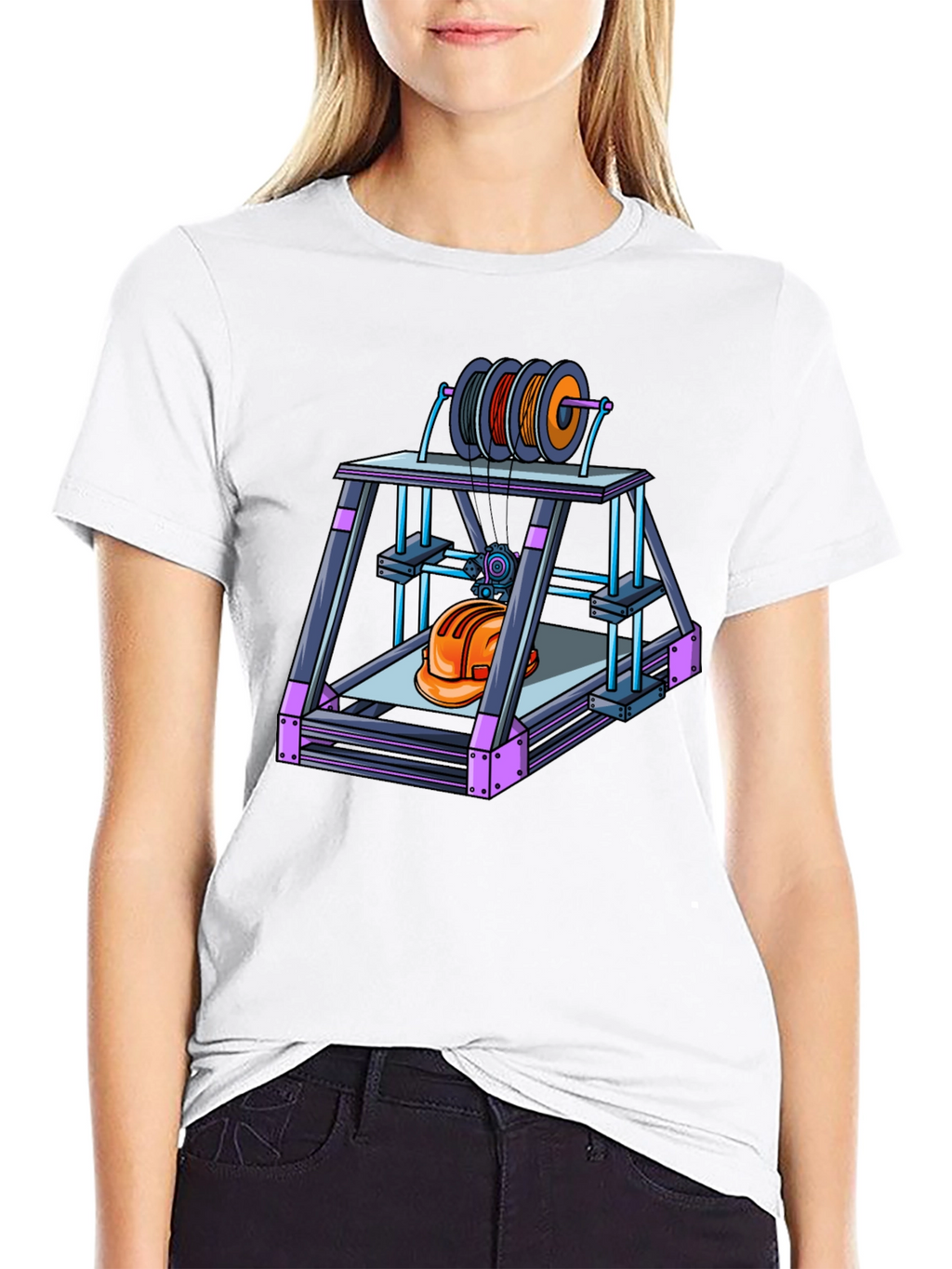 3D Printing Hard Hat Tee