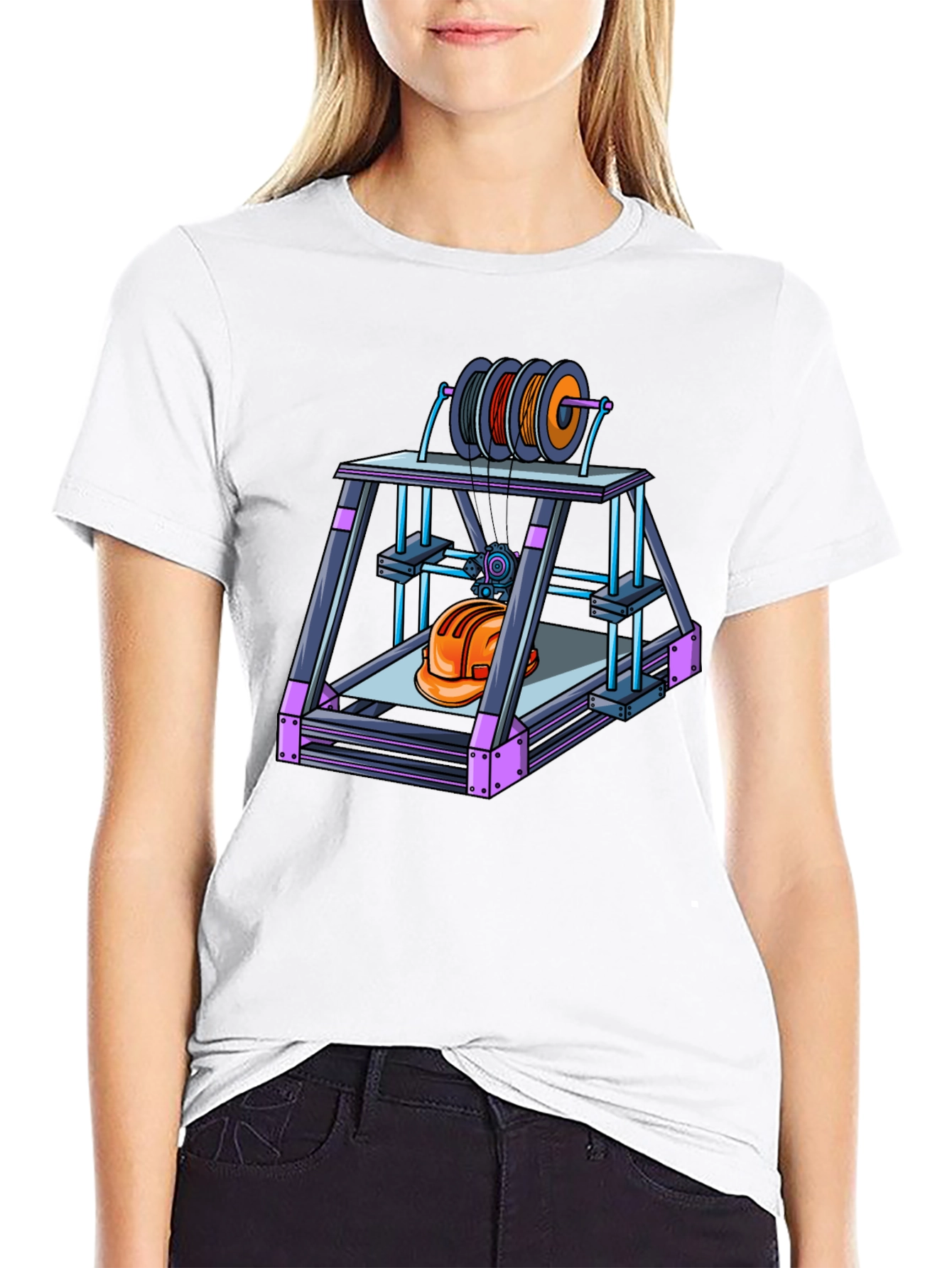 3D Printing Hard Hat Tee