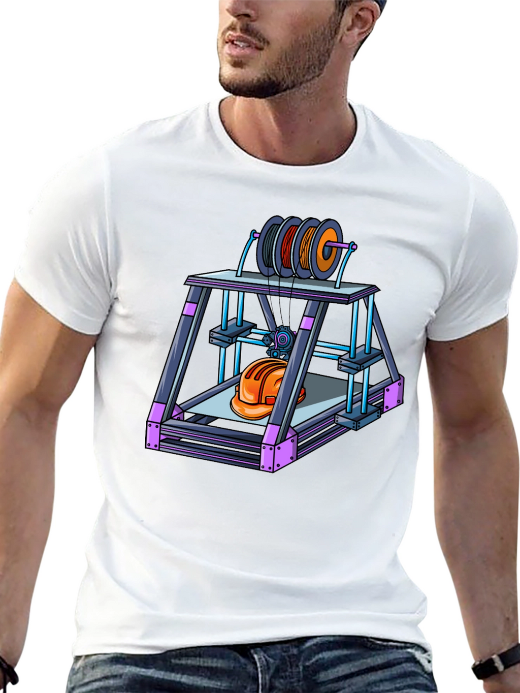 3D Printing Hard Hat Tee