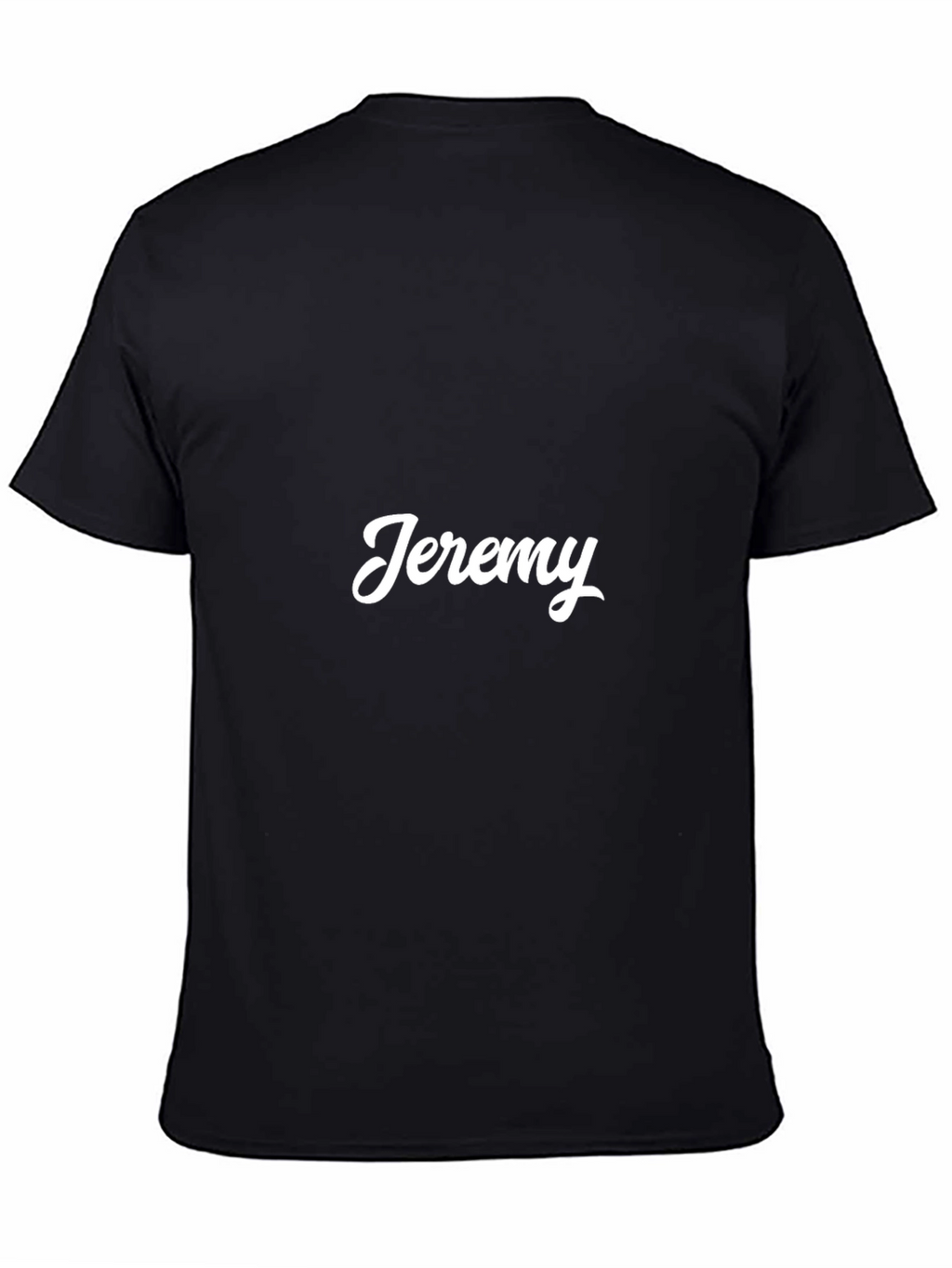 Personalized Jeremy Black T-Shirt - Custom Name Tee