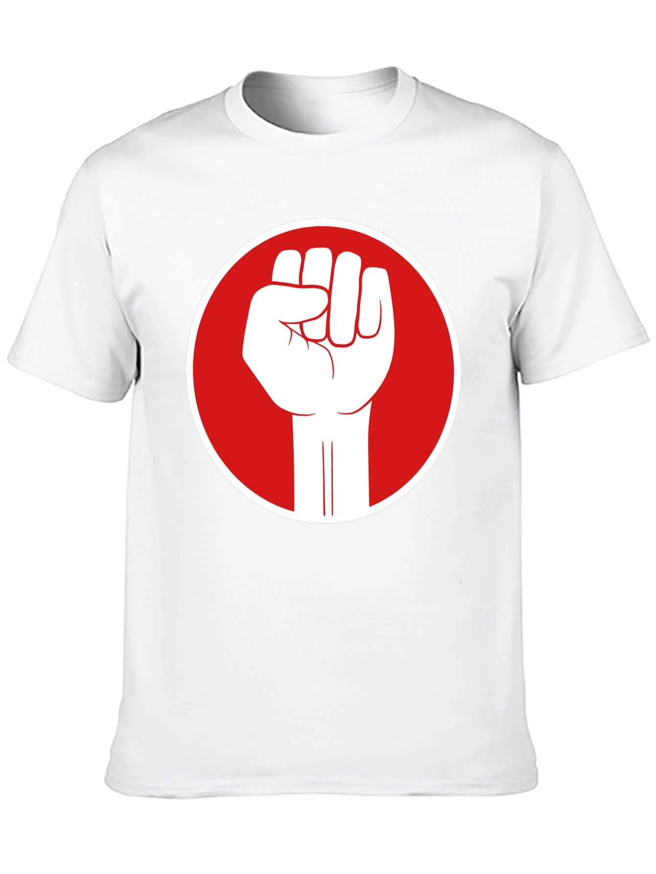 Fist Power T-Shirt - Black Cotton Graphic Tee