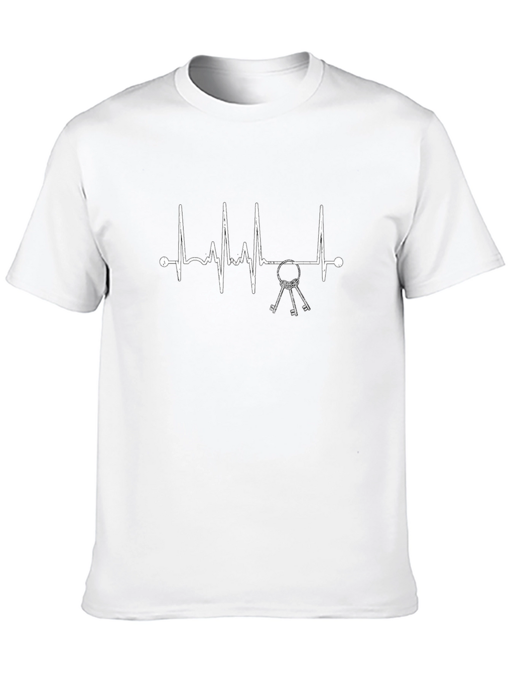 Heartbeat Keys Graphic T-Shirt