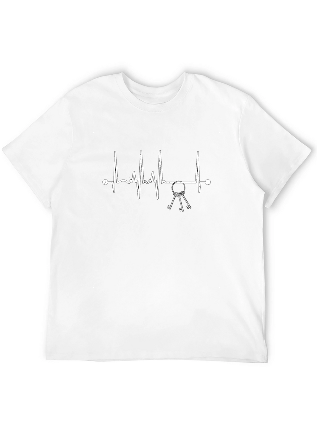 Heartbeat Keys Graphic T-Shirt