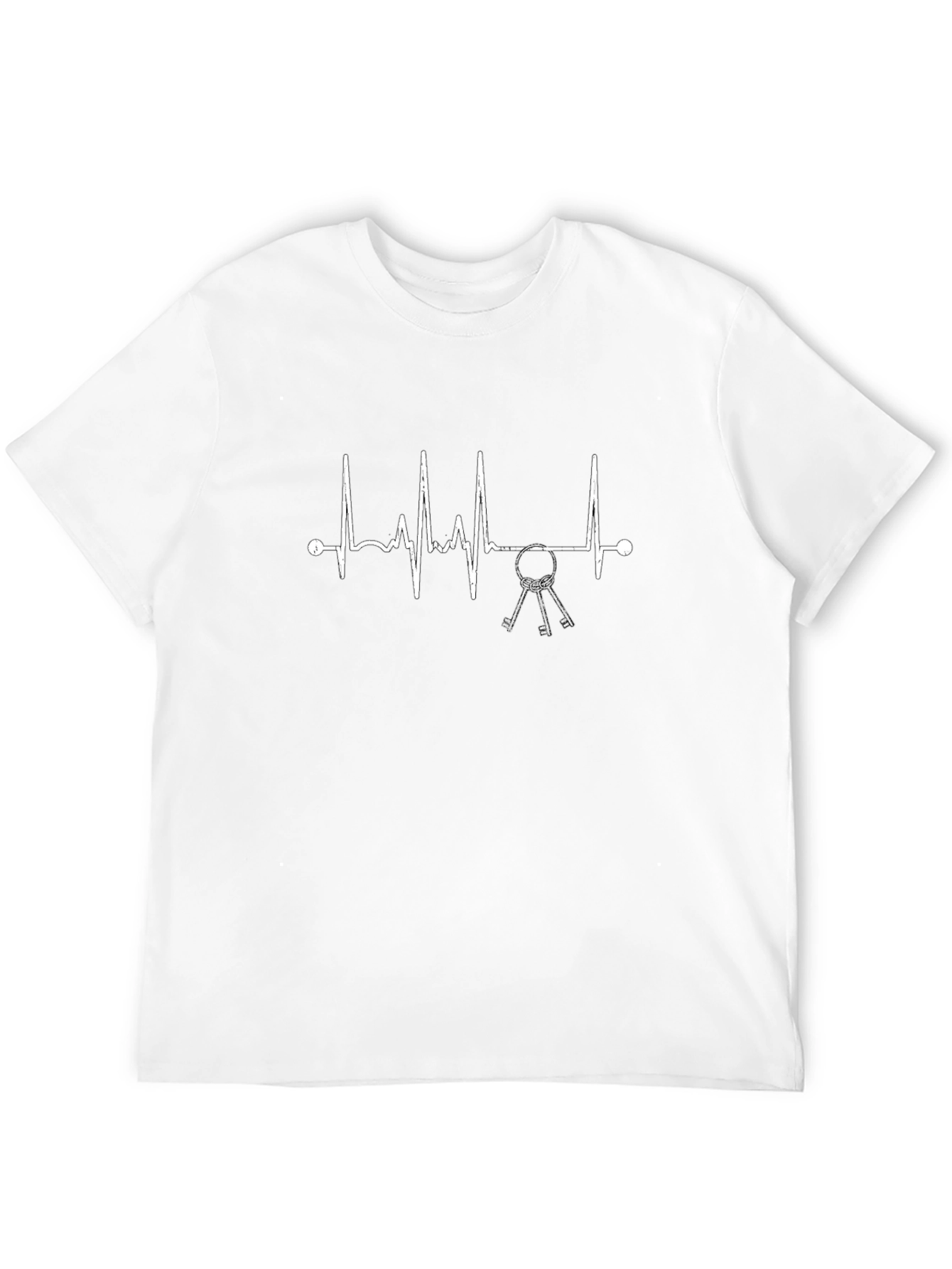 Heartbeat Keys Graphic T-Shirt