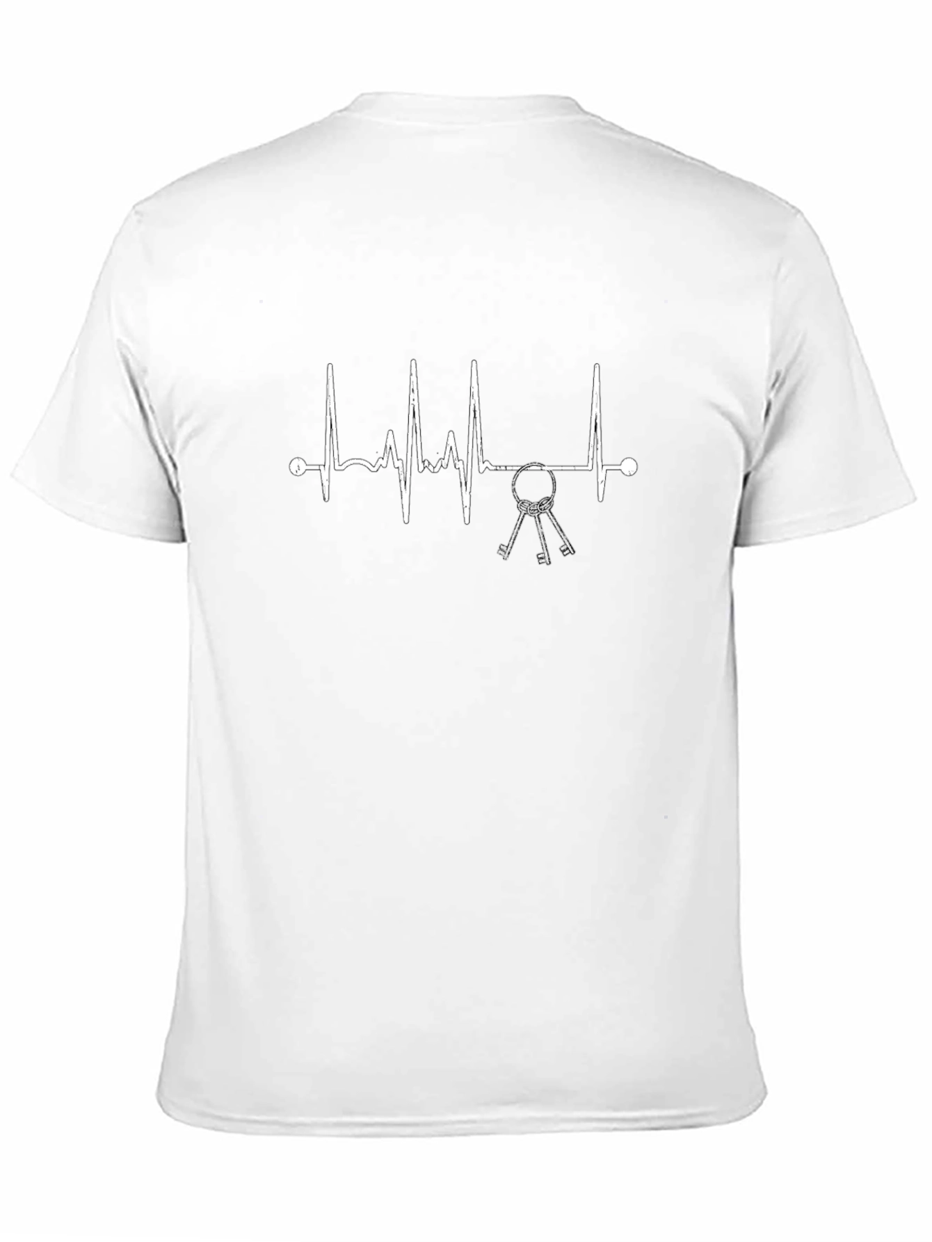Heartbeat Keys Graphic T-Shirt