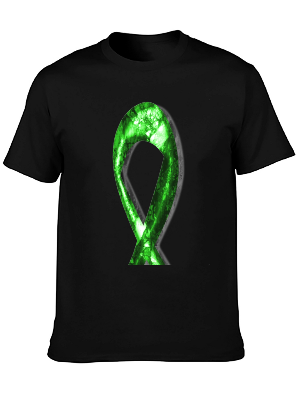 Green Ribbon Graphic Tee - Awareness & Support