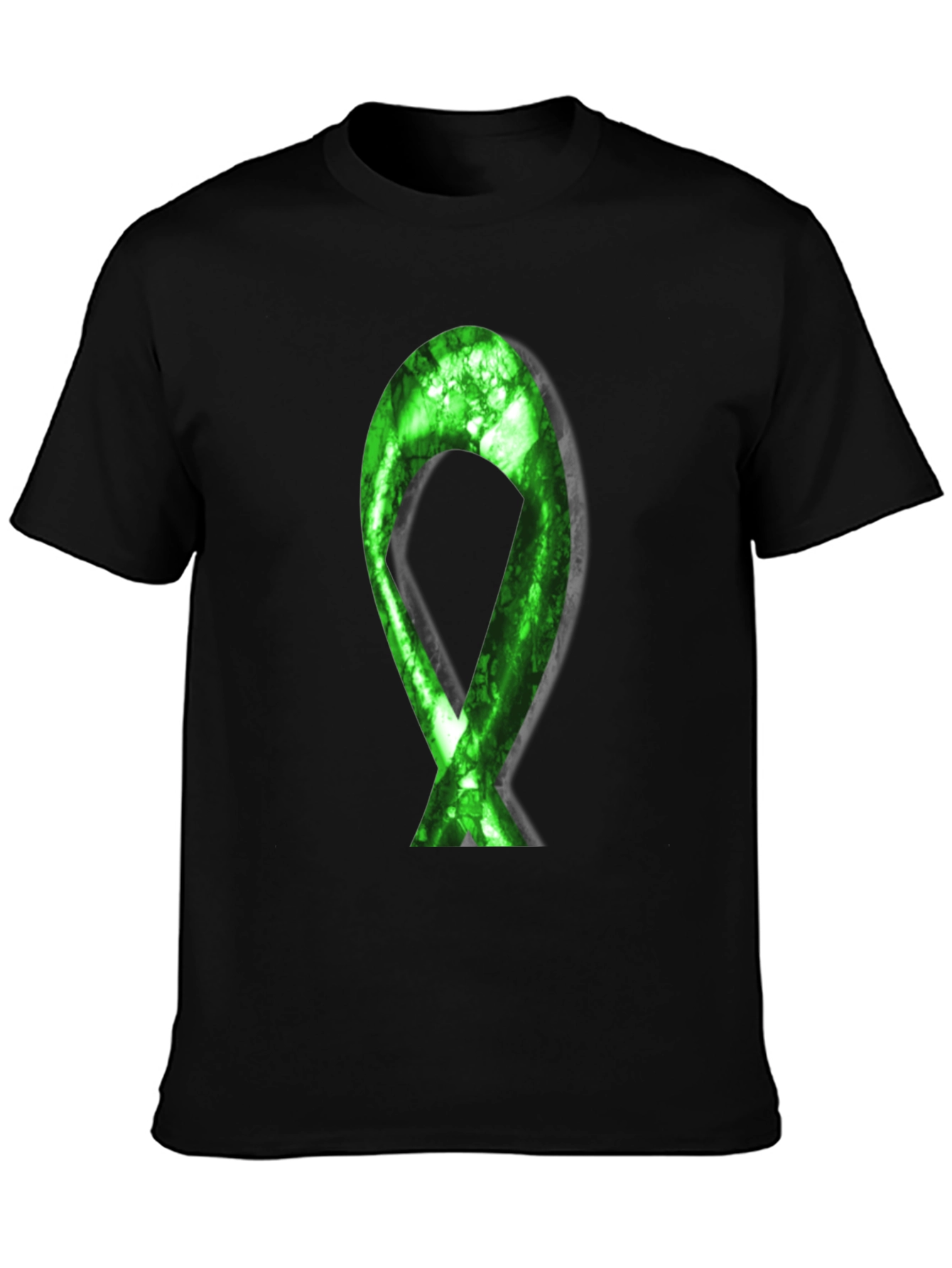 Green Ribbon Graphic Tee - Awareness & Support
