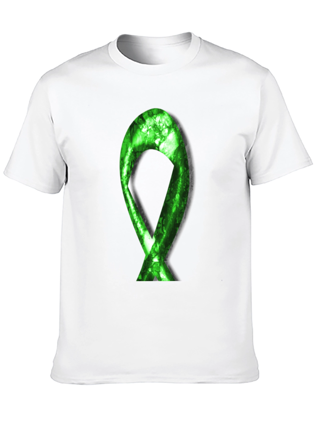 Green Ribbon Graphic Tee - Awareness & Support