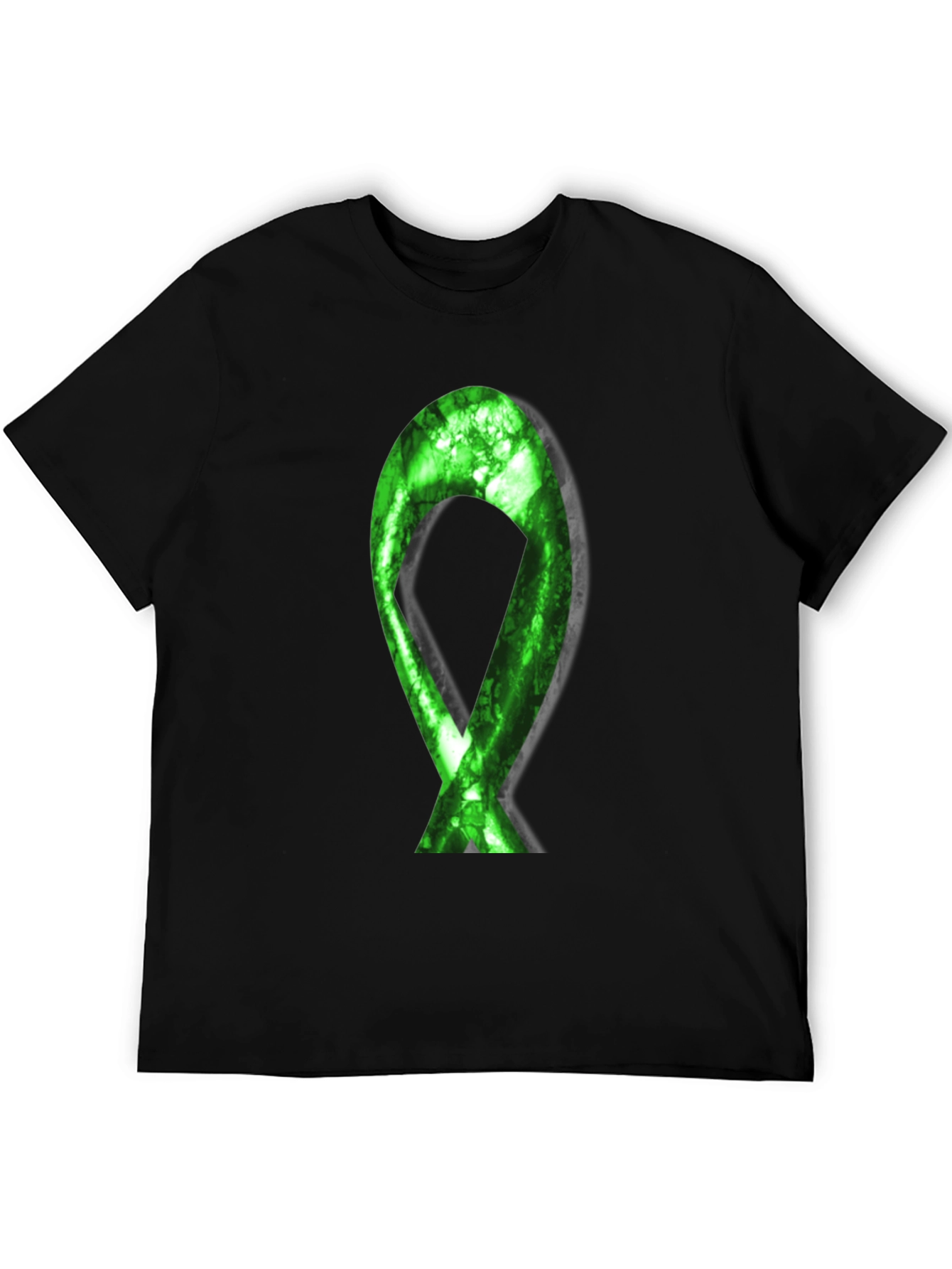 Green Ribbon Graphic Tee - Awareness & Support