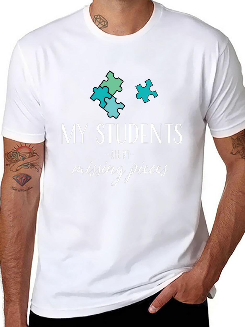 My Students Are My Missing Pieces T-Shirt