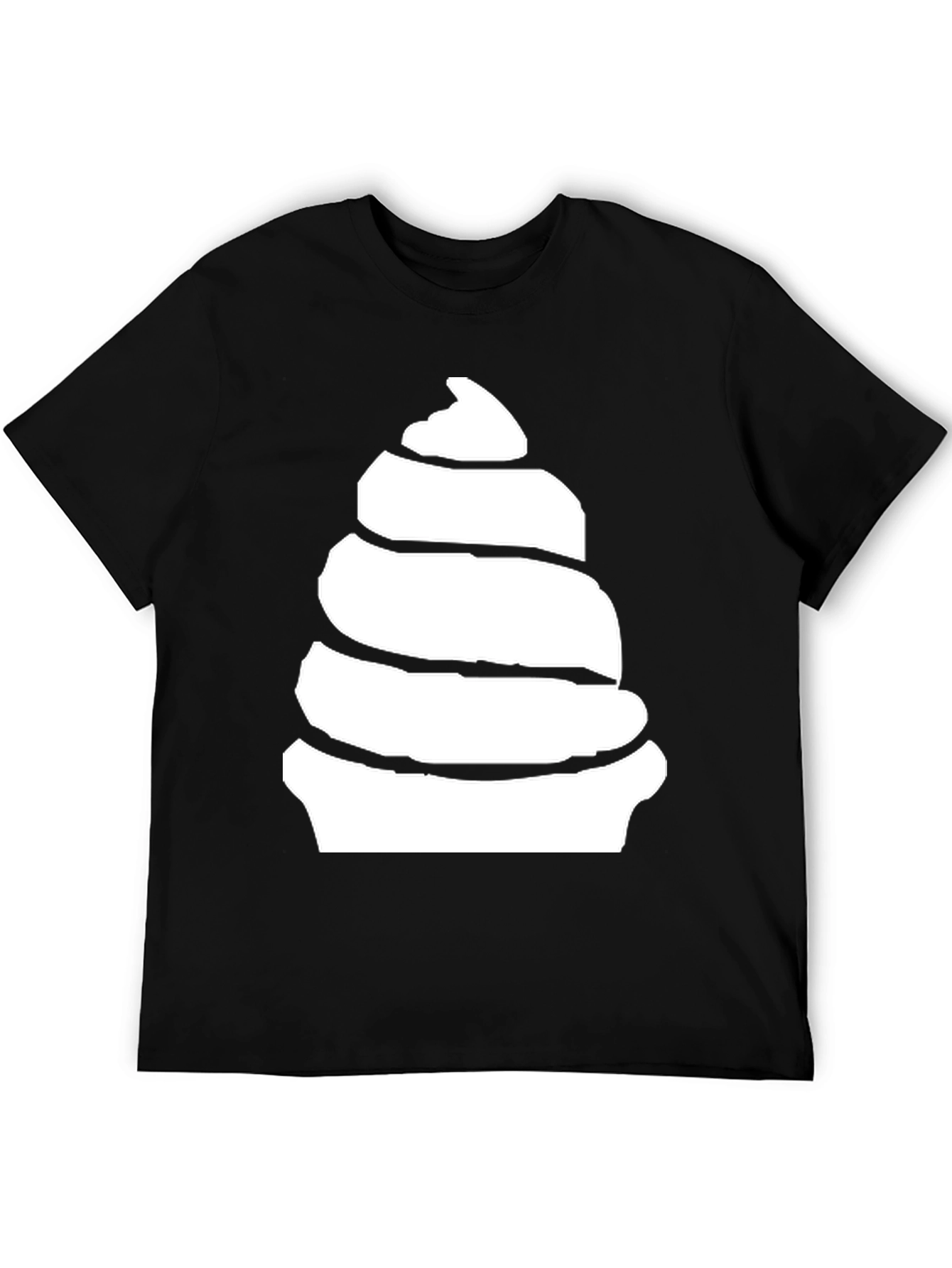 Swirl Ice Cream Graphic Tee - Soft Cotton Blend