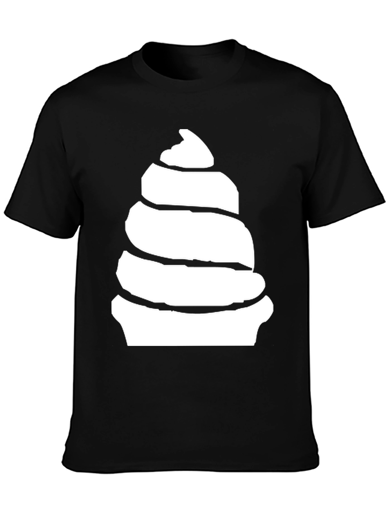 Swirl Ice Cream Graphic Tee - Soft Cotton Blend